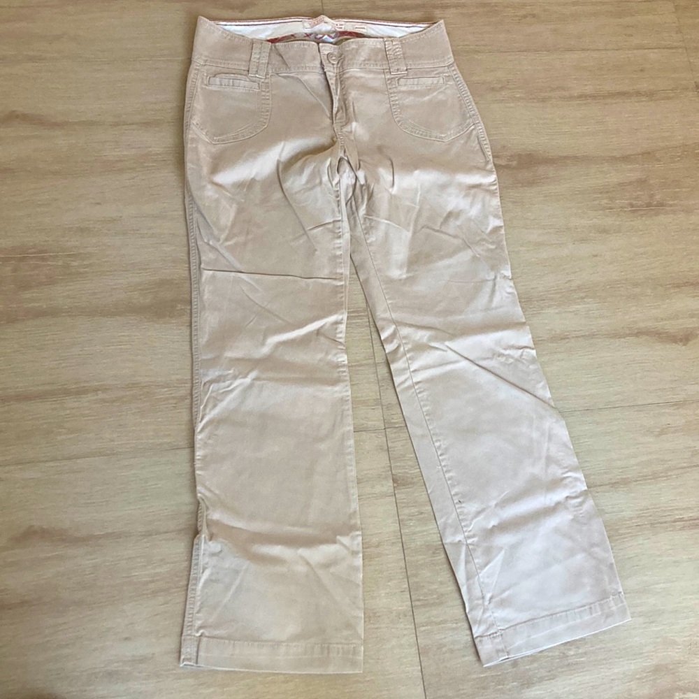 NWOT Mid-Rise Tan Pants - Old Navy